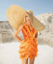 Load image into Gallery viewer, BETTIE BARNARD Feather Embellished Dress
