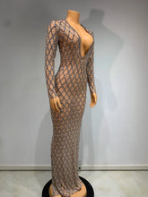 Load image into Gallery viewer, ALEXA Crystal Evening Dress
