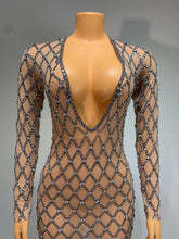 Load image into Gallery viewer, ALEXA Crystal Evening Dress
