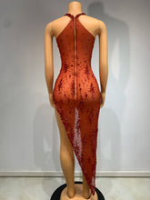 Load image into Gallery viewer, ADRENA Backless Slanted Dress
