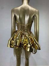 Load image into Gallery viewer, JUDITH MASON Two Piece Metallic Set
