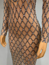 Load image into Gallery viewer, ALEXA Crystal Evening Dress
