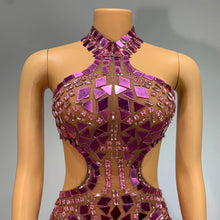 Load image into Gallery viewer, ALESSIA Backless Crystal Dress
