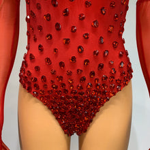 Load image into Gallery viewer, ALESSANDRA Crystal Bodysuit w/ Gloves
