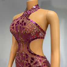 Load image into Gallery viewer, ALESSIA Backless Crystal Dress
