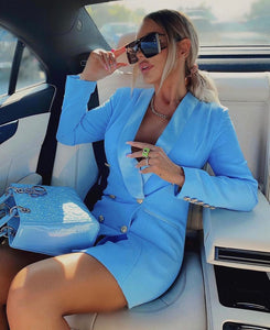 ACCA BLUE Blazer Dress