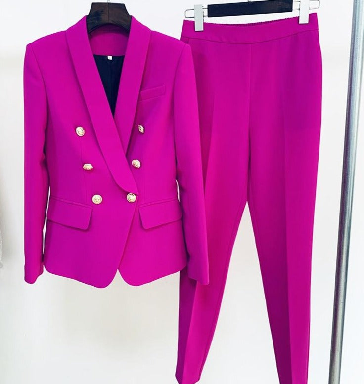 RUE PURPLE Blazer Pants Set