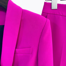 Load image into Gallery viewer, RUE PURPLE Blazer Pants Set
